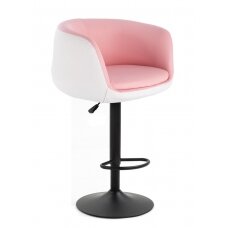 Профессиональное кресло для макияжа для салонов красоты HC333W, цвет розовый.