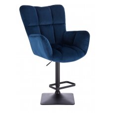 Профессиональное кресло для макияжа для салонов красоты HR650KW, синий бархат