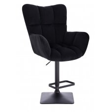 Профессиональное кресло для макияжа для салонов красоты HR650KW, черный бархат