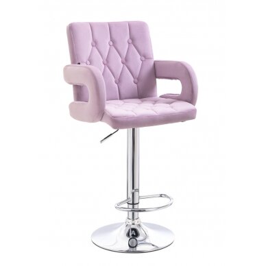 Профессиональное кресло для макияжа для салонов красоты HR8404W, сиреневый бархат