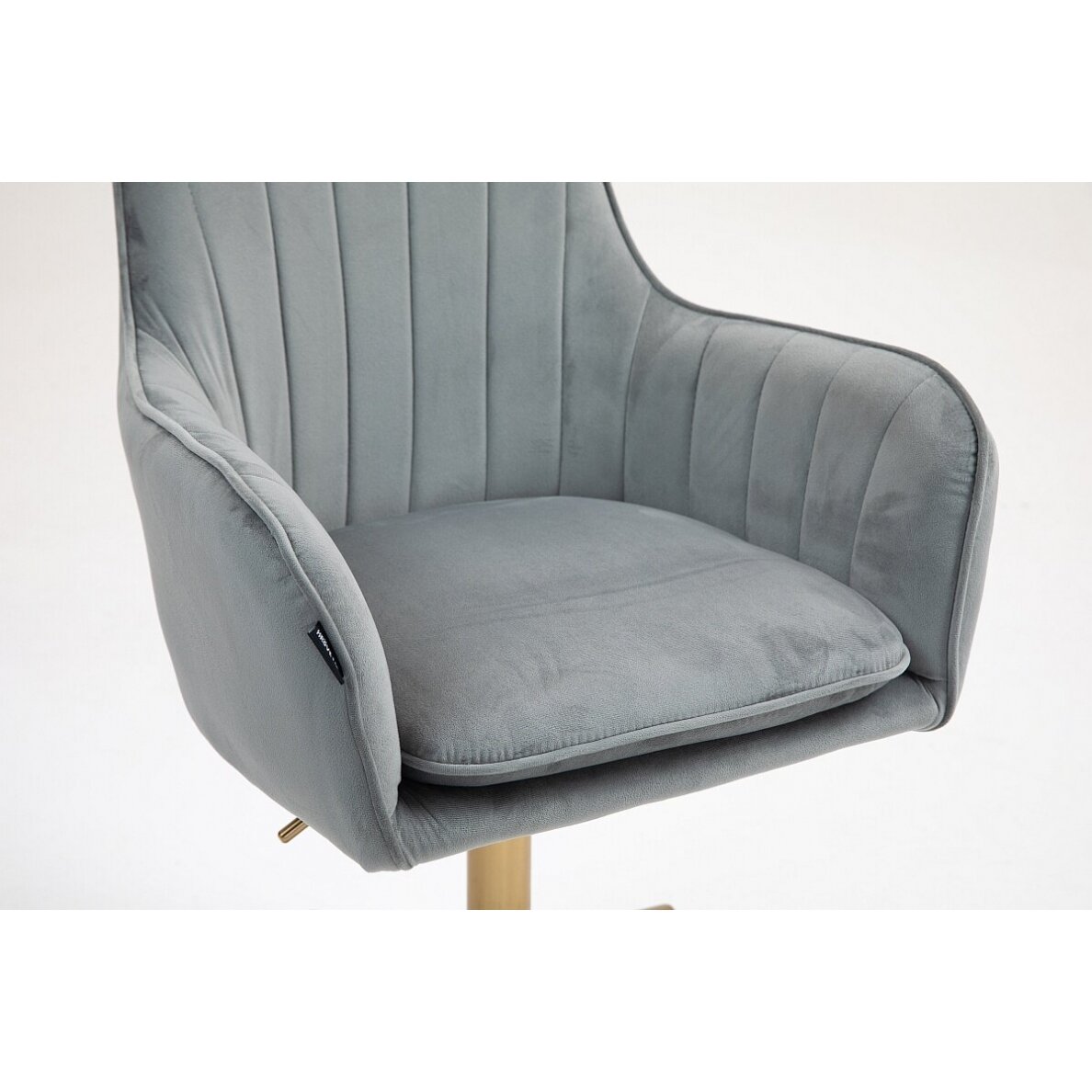 Beauty salon chair with stable base HR2022CROSS, gray valour 2