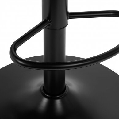 4Rico profesionali makiažo kėdė grožio salonams QS-B801, juodas aksomitas 6
