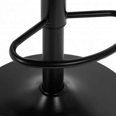 4Rico profesionali makiažo kėdė grožio salonams QS-B801, pilkas aksomitas 6