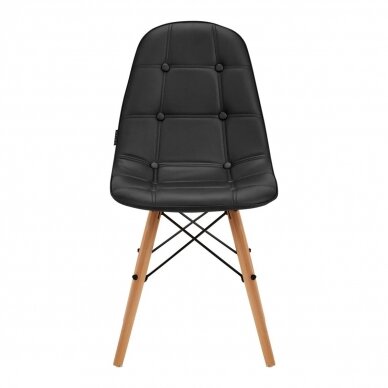 4Rico Scandinavian office and waiting room chair QS-185, black color 2