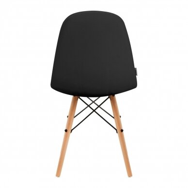 4Rico Scandinavian office and waiting room chair QS-185, black color 3