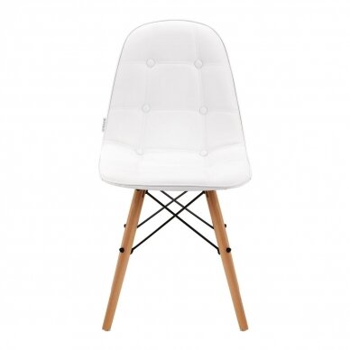 4Rico Scandinavian office and waiting room chair QS-185, white color 2