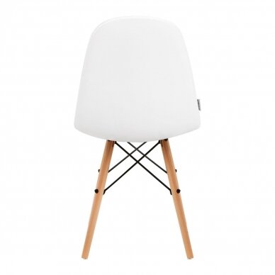 4Rico Scandinavian office and waiting room chair QS-185, white color 3