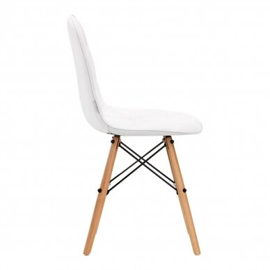 4Rico Scandinavian office and waiting room chair QS-185, white color 1