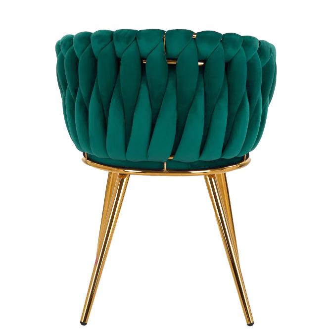 4Rico beauty salon waiting chair QS-GW06G, green velvet (EXPOSURE ITEM) 3 4Rico beauty salon waiting chair QS-GW06G, green velvet (EXPOSURE ITEM) 3