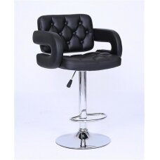 Профессиональный стул для визажистов HC8403W, черного цвета