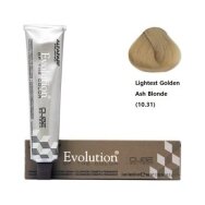 ALFAPARF EVOLUTION CUBE 3D permanent hair dye 60 ml 10.31 Lightest golden ash blonde