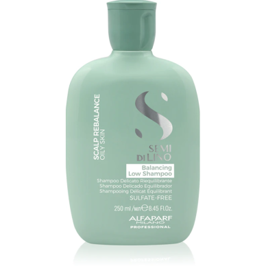 ALFAPARF SEMI DI LINO BALANCING LOW šampūnas riebiai galvos odai, 250 ml ALFAPARF SEMI DI LINO BALANCING LOW šampūnas riebiai galvos odai, 250 ml
