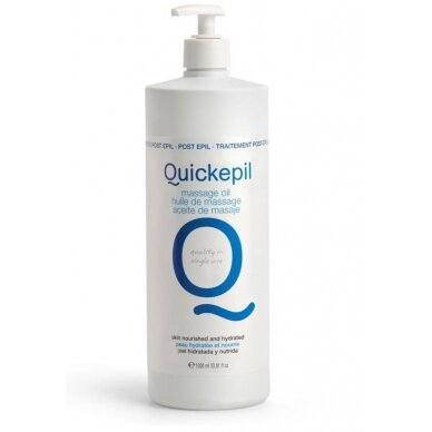 QUICKEPIL professional massage oil with sea buckthorn extracts and vitamin F and A, 1000 ml