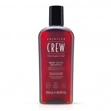 AMERICAN CREW CLASSIC DAILY SILVER SHAMPOO kasdienis vyriškas žilų plaukų šampūnas, 250 ml