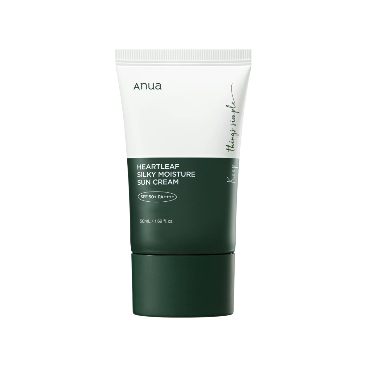 ANUA HEARTLEAF SILKY MOISTURE SPF50+ moisturizing sunscreen, 50 ml ANUA HEARTLEAF SILKY MOISTURE SPF50+ moisturizing sunscreen, 50 ml