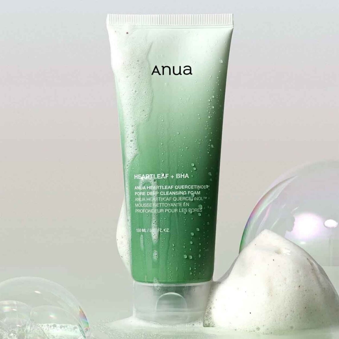 ANUA HEARTLEAF pore deep cleansing foam with hyaluronic acid, 150 ml 2 ANUA HEARTLEAF pore deep cleansing foam with hyaluronic acid, 150 ml 2