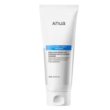 ANUA HYALURONIC HYDRATING GENTLE FOAMING CLEANSER facial cleanser with hyaluronic acid and panthenol, 150 ml ANUA HYALURONIC HYDRATING GENTLE FOAMING CLEANSER facial cleanser with hyaluronic acid and panthenol, 150 ml