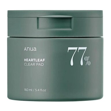 ANUA HEARTLEAF toning pads with 77% heartleaf extract, 160 ml ANUA HEARTLEAF toning pads with 77% heartleaf extract, 160 ml