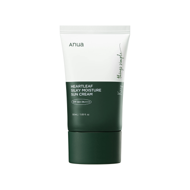 ANUA HEARTLEAF SILKY MOISTURE SPF50+ moisturizing sunscreen, 50 ml ANUA HEARTLEAF SILKY MOISTURE SPF50+ moisturizing sunscreen, 50 ml