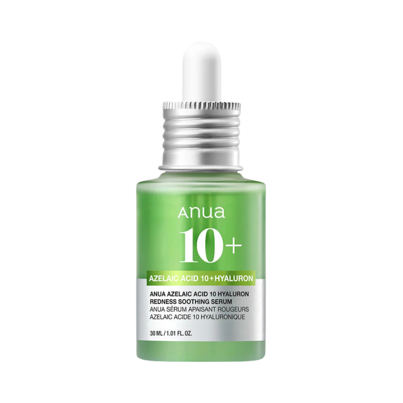 ANUA AZELAIC ACID 10 HYALURON REDNESS SOOTHING SERUM сыворотка для лица с азелаиновой кислотой, 30 мл ANUA AZELAIC ACID 10 HYALURON REDNESS SOOTHING SERUM сыворотка для лица с азелаиновой кислотой, 30 мл