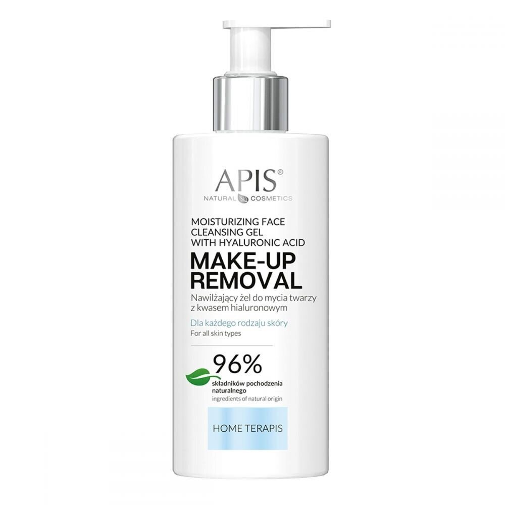 APIS drėkinamasis veido prausimosi gelis su hialurono rūgštimi, 300 ml APIS drėkinamasis veido prausimosi gelis su hialurono rūgštimi, 300 ml