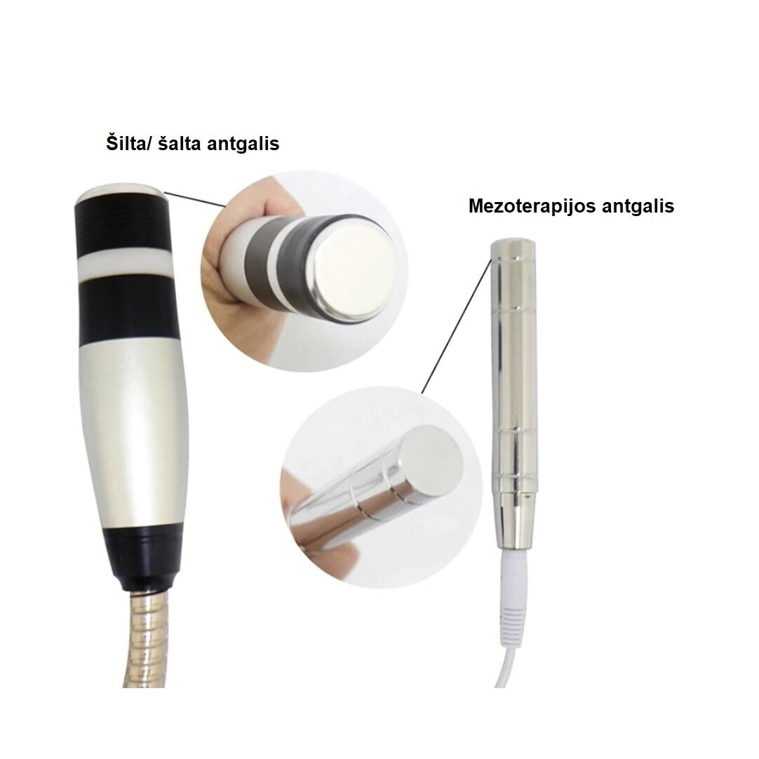 Profesionalus šalčio terapijos aparatas SKIN COOL: šilta (+40) + šalta (-10) + mezoterapijos funkcija 1 Profesionalus šalčio terapijos aparatas SKIN COOL: šilta (+40) + šalta (-10) + mezoterapijos funkcija 1