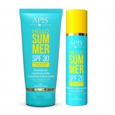 Apis HELLO SUMMER body kit with sun protection SPF30 and SPF20