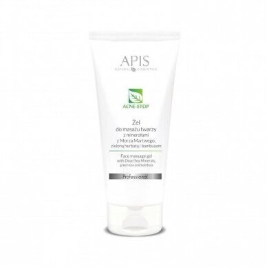 APIS ACNE STOP gel for facial massage procedures for facial skin damaged by acne, 200 ml