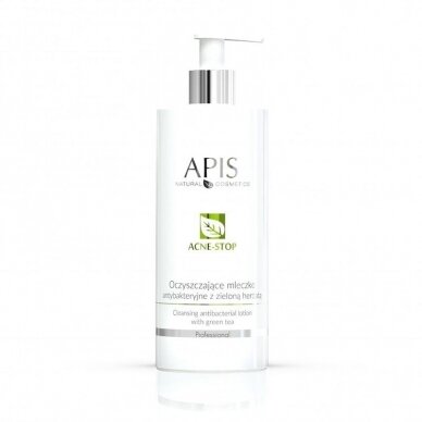 APIS ACNE-STOP cleansing antibacterial lotion with green tea, 300 ml APIS ACNE-STOP cleansing antibacterial lotion with green tea, 300 ml