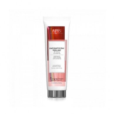 APIS CRANBERRY VITALITY enzymatic face scrub with cranberries, 100 ml.