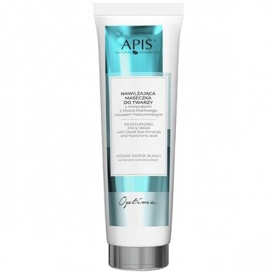 APIS Moisturising Face Mask with Dead Sea Minerals and Hyaluronic Acids, 100 ml