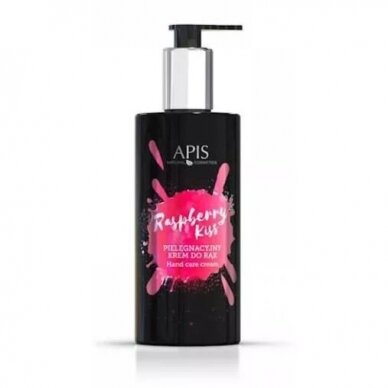 APIS Raspberry KISS парфюмированный крем для рук с аргановым маслом и маслом ши, 300 мл