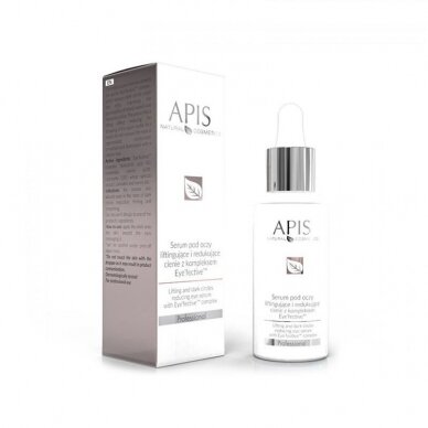 APIS šviesinantis ir liftinguojantis paakių serumas su Eye'fectiveTM complex, 30 ml APIS šviesinantis ir liftinguojantis paakių serumas su Eye'fectiveTM complex, 30 ml