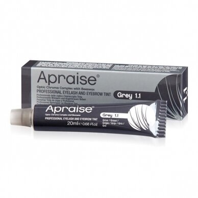 APRAISE professional eyebrow and eyelash dye, gray color no.1.1, 20 ml 1