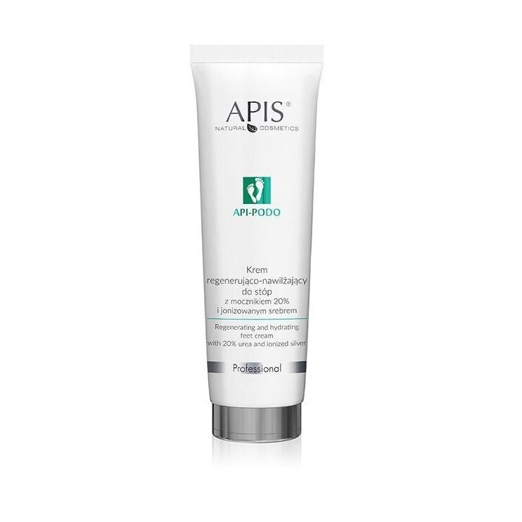 APIS API-PODO восстанавливающий и увлажняющий крем для ног с ионизированным серебром и конопляным маслом, 100 мл. APIS API-PODO восстанавливающий и увлажняющий крем для ног с ионизированным серебром и конопляным маслом, 100 мл.