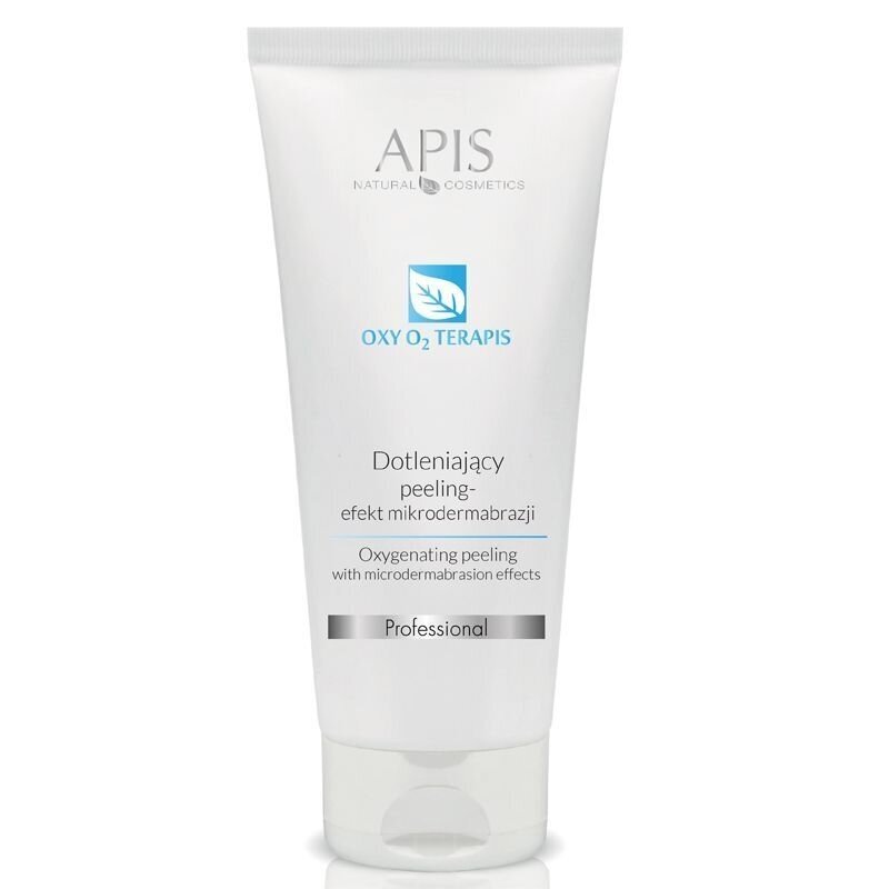 APIS OXY O2 TERAPIS кислородный питательный скраб для кожи лица (с эффектом микродермабразии), 200 мл