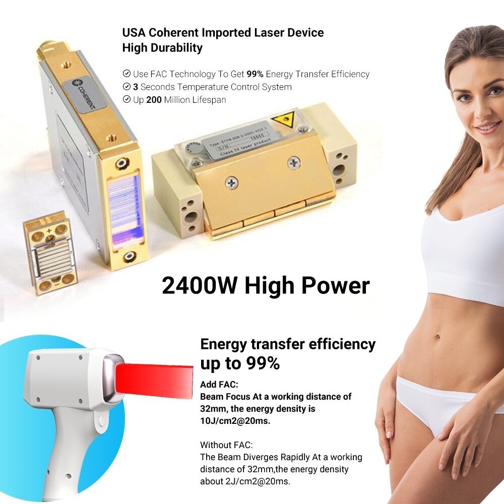 ARESLITE DM50P diode hair removal laser (755+808+1064nm) 2