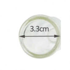 Spare glass vacuum cup, 1 pc.