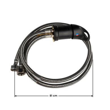 Replacement faucet for the barbershop sink, black color 3 Replacement faucet for the barbershop sink, black color 3