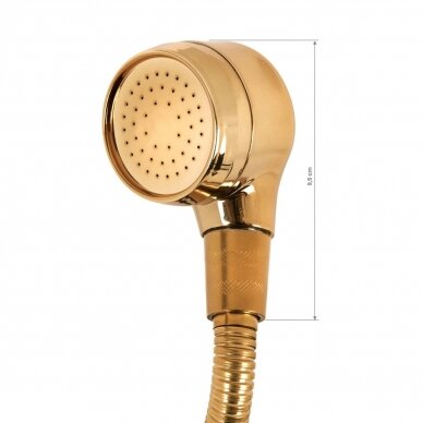 GABBIANO replacement shower head for hairdressing sink, gold color  3