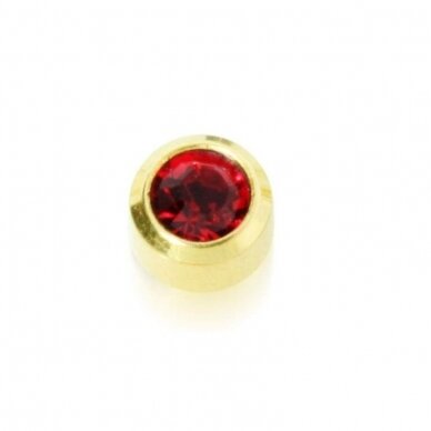 Auskarai vėrimui Gold Studex Plus rubino auskarai (r) Auskarai vėrimui Gold Studex Plus rubino auskarai (r)