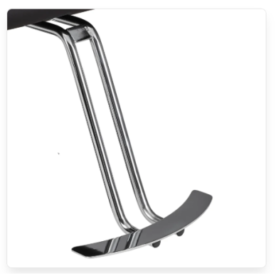 AYALA barber chair footrest for supporting the clients feet, assembled AYALA barber chair footrest for supporting the clients feet, assembled