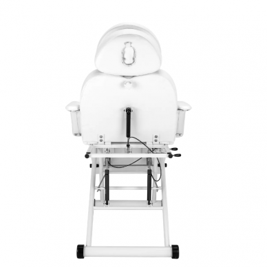 Кресло профессиональное косметологическое AZZURRO - кровать 563, цвет белый 9