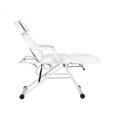 AZZURRO professional cosmetology chair - bed 563, white color 2 AZZURRO professional cosmetology chair - bed 563, white color 2