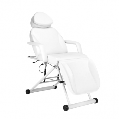 Кресло профессиональное косметологическое AZZURRO - кровать 563, цвет белый
