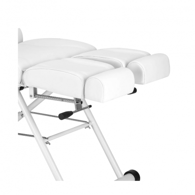 AZZURRO profesionali kosmetologinė kėdė - gultas 563S, baltos spalvos 11