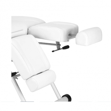 AZZURRO profesionali kosmetologinė kėdė - gultas 563S, baltos spalvos 13