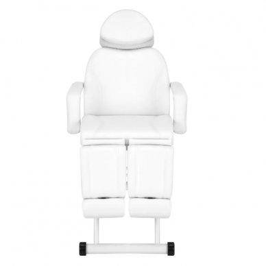 AZZURRO profesionali kosmetologinė kėdė - gultas 563S, baltos spalvos 8