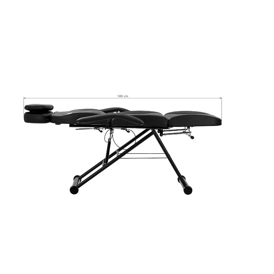 AZZURRO professional cosmetology chair - couch 563, black color 16