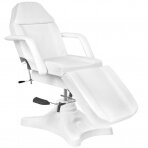 Profesionali hidraulinė kosmetologinė kėdė-lova A 234, baltos spalvos